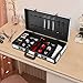 jyjoETPOF Professional Barber Case for Stylists, Heavy Duty Hard Shell Cosmetic Case,Portable Beauty Salon Organizer for Scissors, Clippers, Combs, Makeup Brushes, Travel & Mobile Services