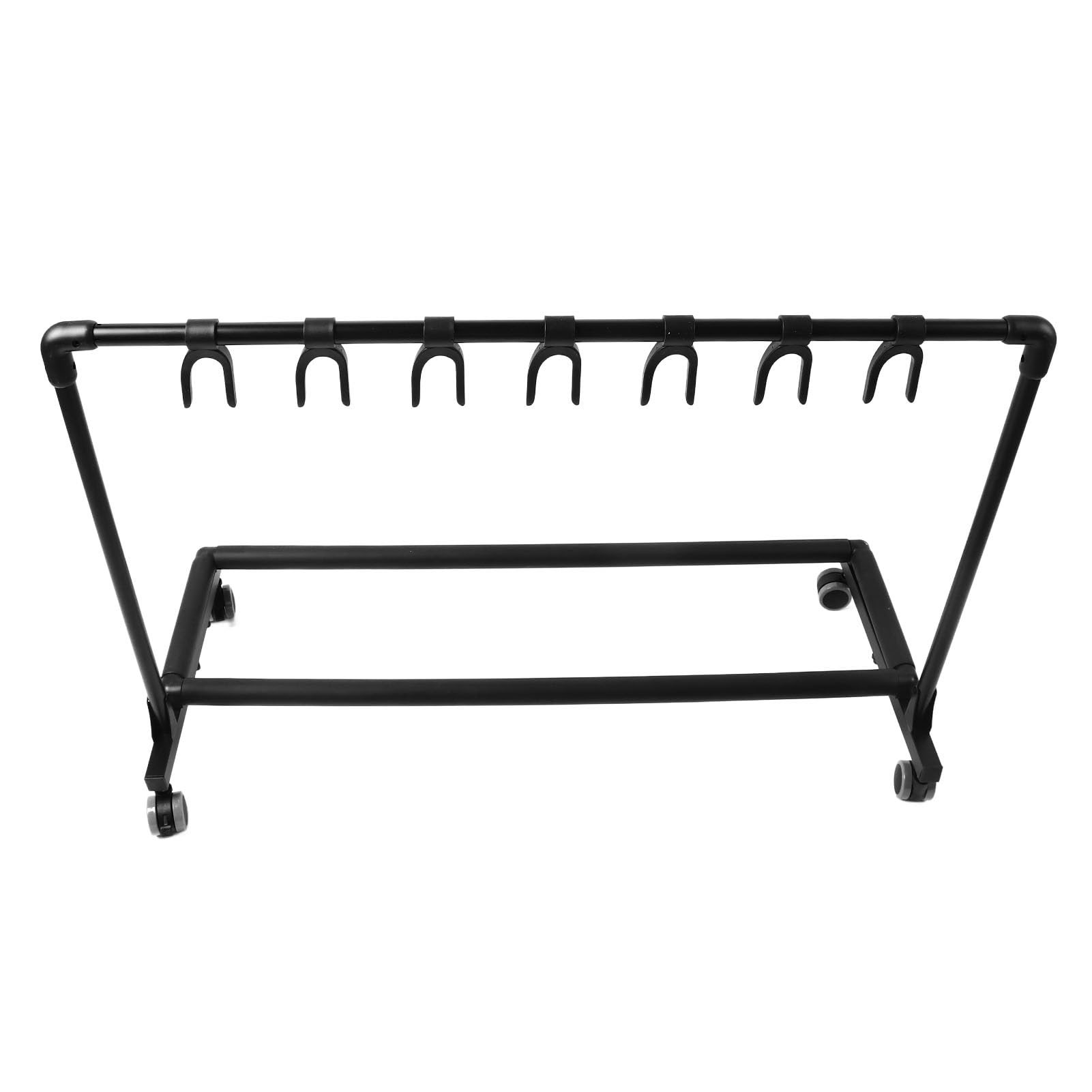 Supporto Multi Chitarra in Metallo Ed EVA con Ruote per un Facile Spostamento Nei Negozi di Musica (FL17W)