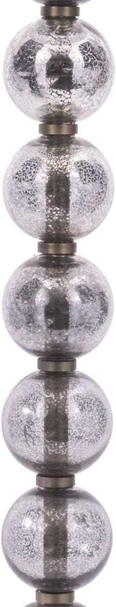 Limited Stock Quality Craft Floor Lamp with Linen Shade and 10 Base, Silver