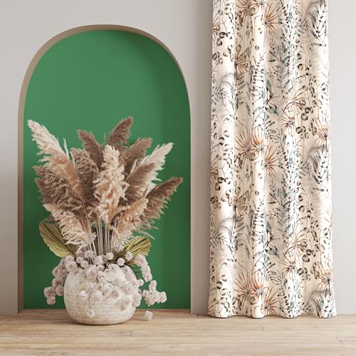 Image of Ultimate Trends Polyester Room Darkening Curtains for Doors and Window, Eyelets Curtain Block Up to 65% to 70% Sunlights, 9 FEET Packof 2,Alabaster Cream