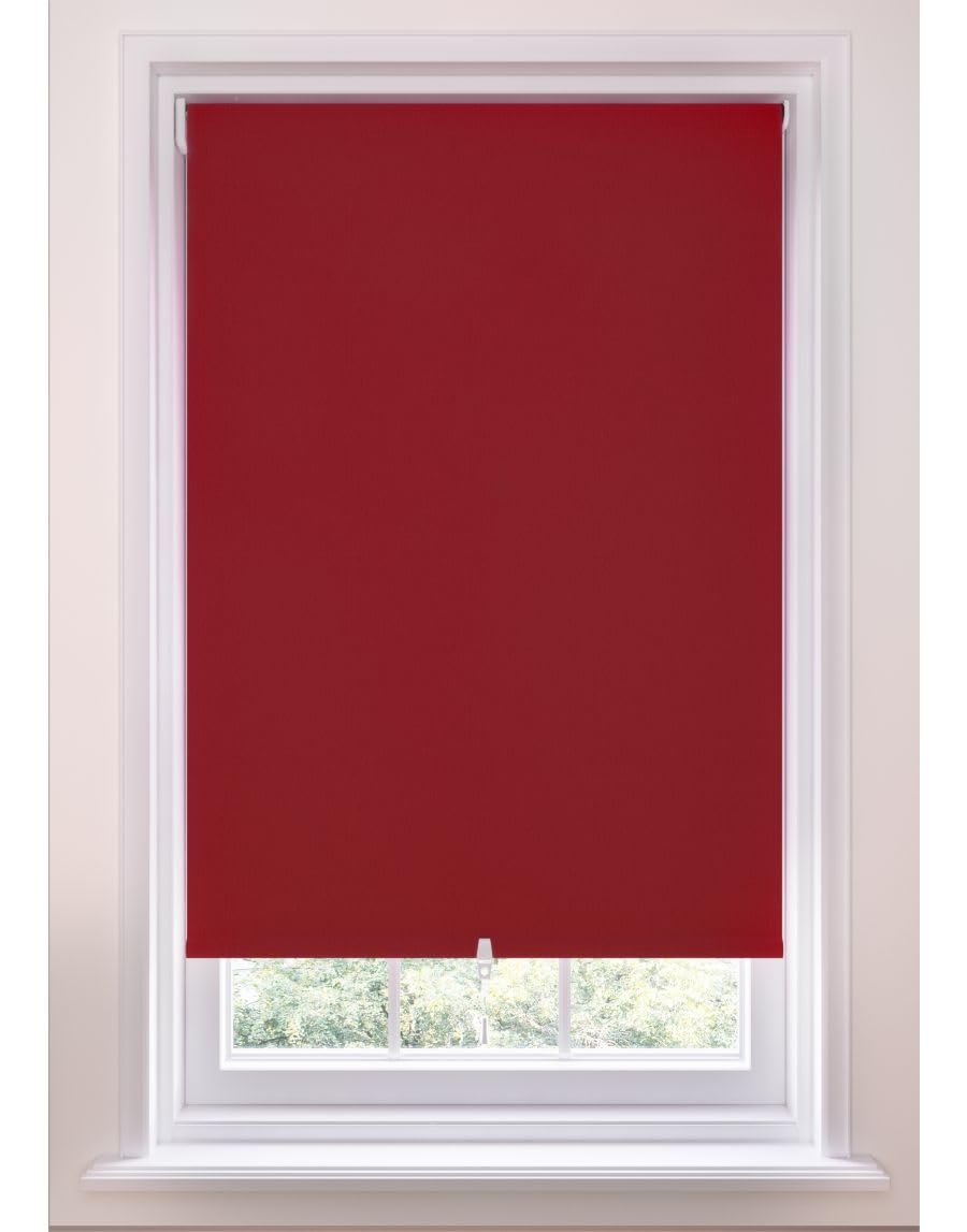 Swish Cordless Blackout Roller Blind, Cherry, W120 Cm x D170 Cm