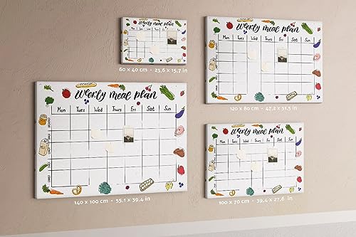 Organisation et notes facilitées grâce au grand tableau en liège