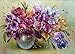 Produktbild DIY 5D Diamond Painting by Number Kits,Diamanten Malerei 5D Coloured Orchid Full Rhinestones Cross Stitch/Kreuzstich Embroidery picture arts Craft for Home Wall Decoration  30 x 40 cm