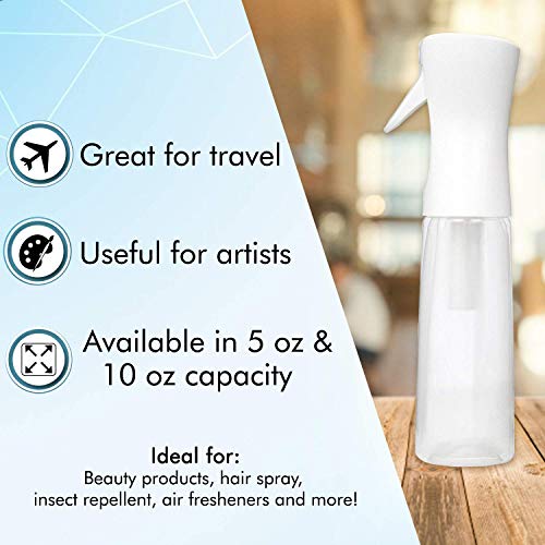 image for Beautify Beauties Hair Spray Bottle – Ultra Fine Continuous Water Mi