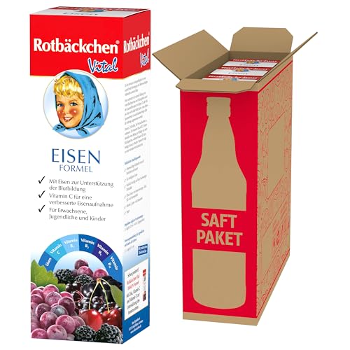 ROTBÄCKCHEN Vital Eisen Formel 3er Pack (3 x 450 ml) -...