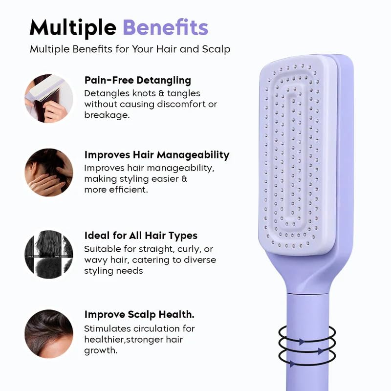 Image of Premium Hair Comb for Men & Women - Anti-Static, Durable & Lightweight - Ideal for All Hair Types, Detangling & Styling - Portable & Comfortable Grip