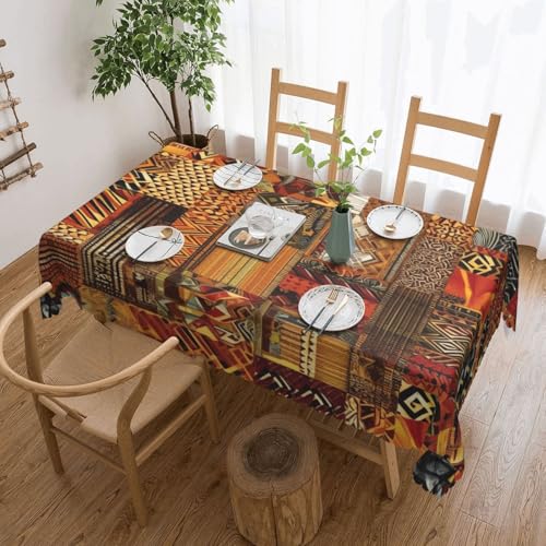 Nappe de table africaine en patchwork idéale pour repas en extérieur