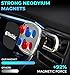 Bestrix Magnetic Phone Car Mount Magnetic Car Cell Phone Holder | Magnet Car Phone Holder Compatible with All Smartphones