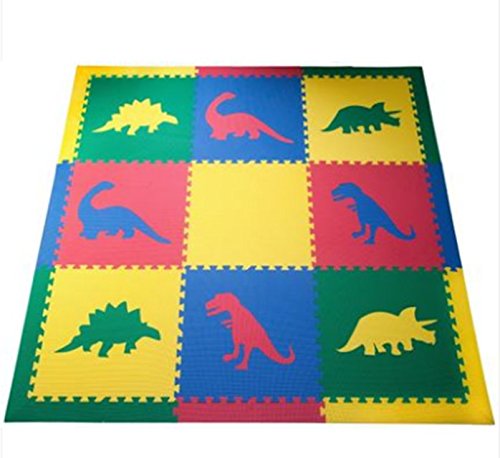Soclear - EVA Foam Puzzle Play Mat suitable for Gym Outdoor/Indoor Protective Flooring Mats - 2 m x 2 m - Model 3