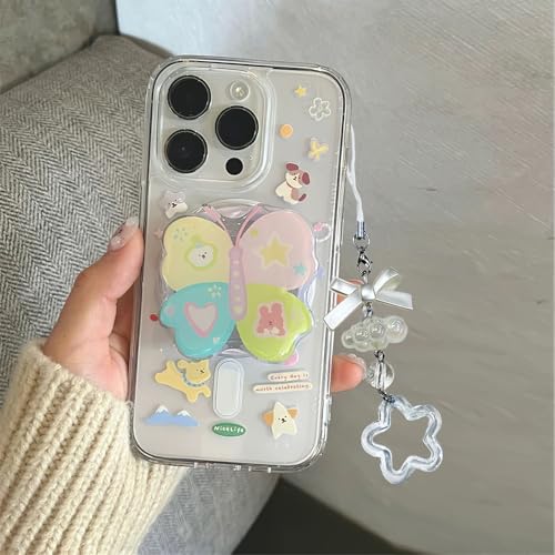 Image of TecoKart 4Pcs Aesthetic Phone Charm, Cute Bow Phone Accessories for Girls and Women, Stylish Phone Charms for iPhone, Bag, Purse, Keychains