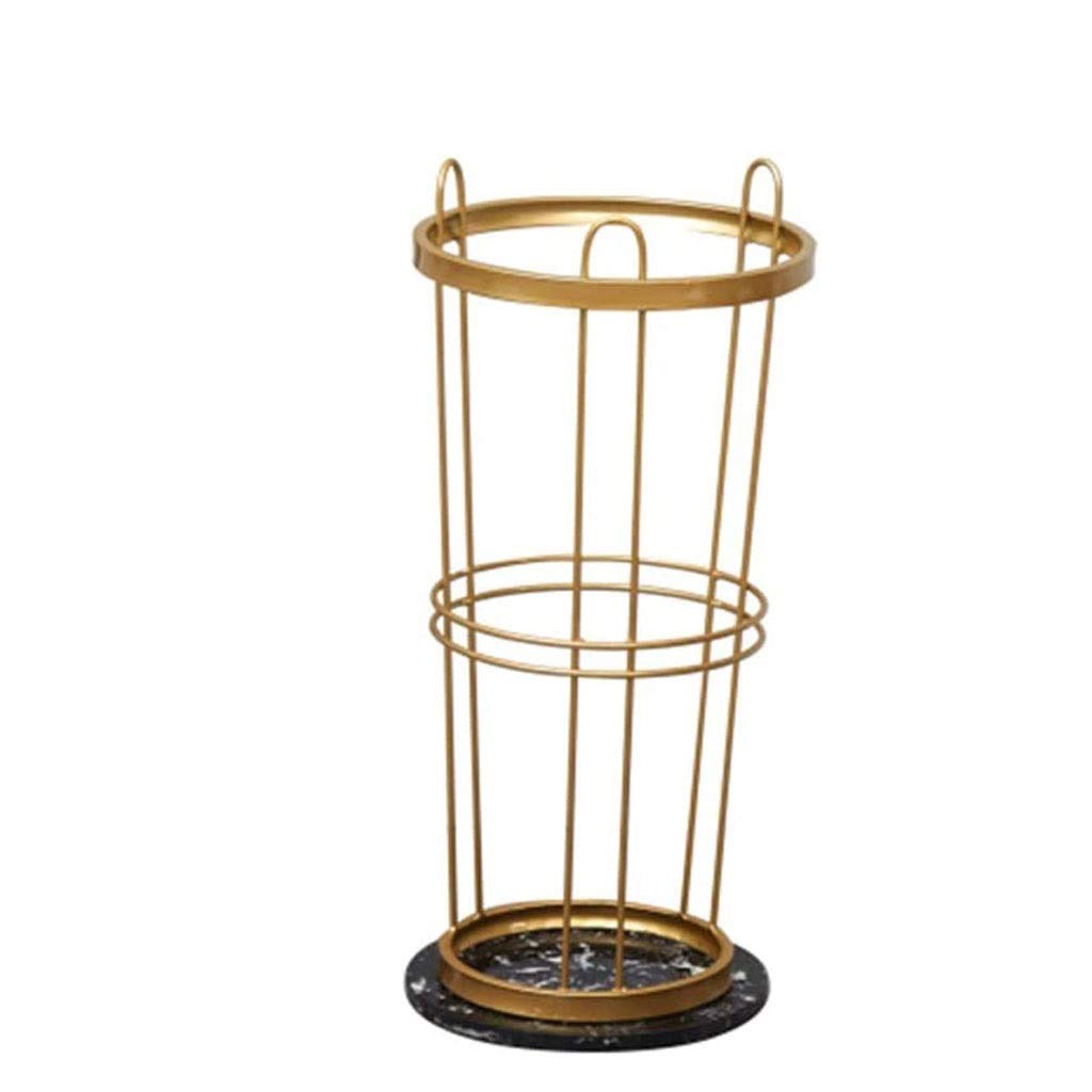 KLerDH Umbrella Stand, Home Rack, Iron Storage Bucket, Suitable for Office Commercial(D)