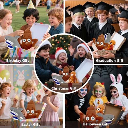 F7 Tung Tung Tung Tung Sahur Kuscheltier, Lustige Italian Brainrot Kuscheltier Tralalero Tralala Plüschfigur Süße Stuffed Animal Schlummer Gefülltes Kissen Geschenke für Fans Kinder Erwachsene