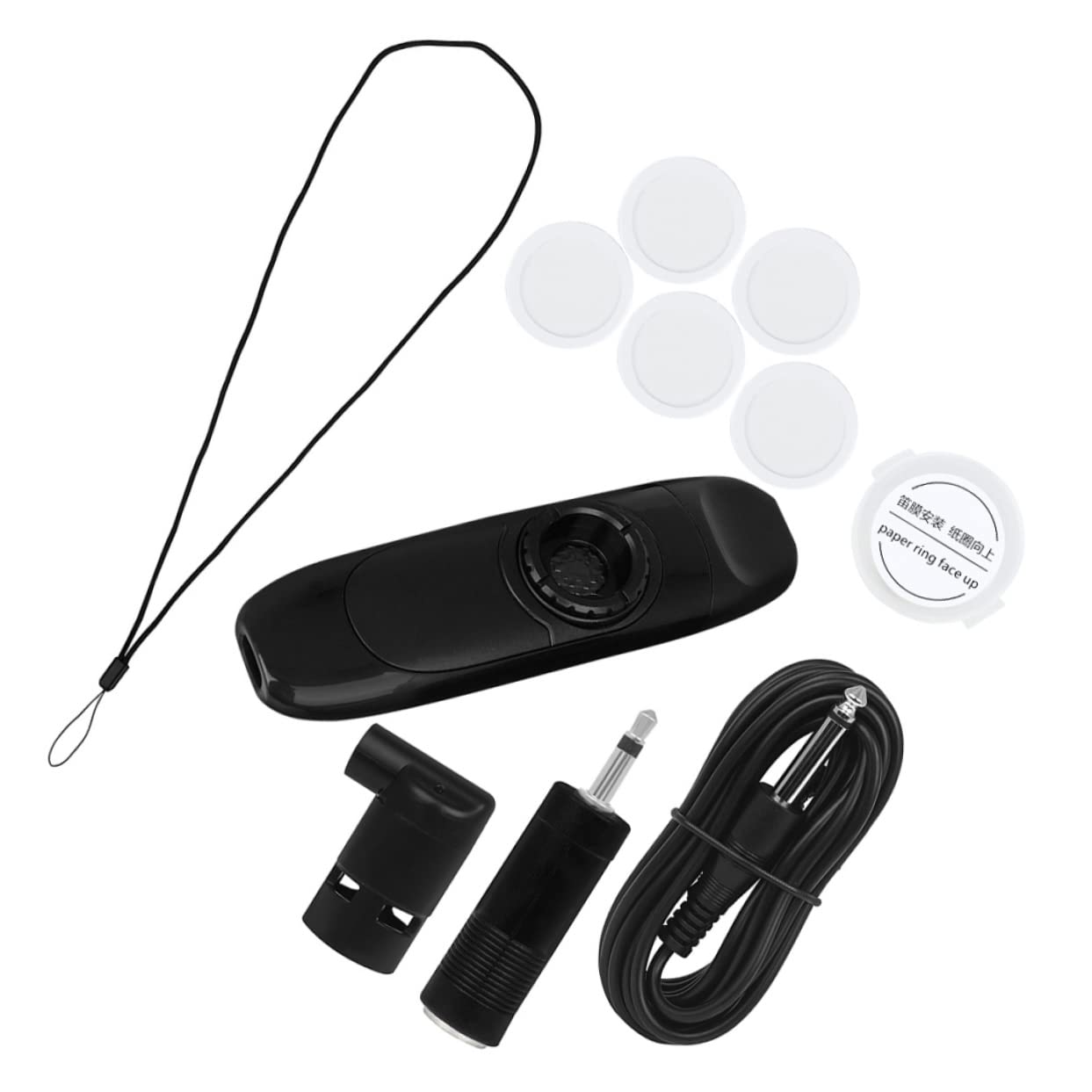 Toyvian 2piezas Kazoo Profesional Eléctrico Para Niño Niña y Adultos Instrumento Musical Fácil De Aprender Para Acompañar Guitarras y Violines Diseño y Ónix