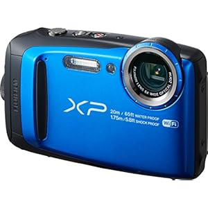 Fujifilm FinePix XP120 Compacte camera, 16,4 MP, 1/2,3 inch, CMOS 4608 x 3456 pixels, zwart, blauw – digitale camera’s…