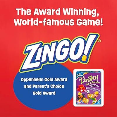 ThinkFun 7706-T Zingo Word Builder Early Reading Game - Award Winning Game for Pre-Readers and Early Readers