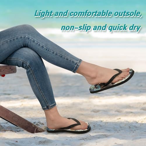 Sloth Cute Flower Flip Flop Beach Summer Casual Sandal for Women & Men Shower Shoes 208483213