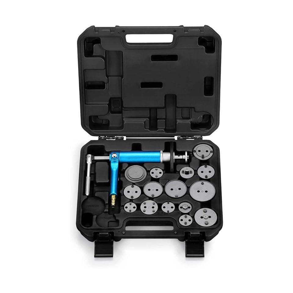 Arretratore Pistoncini Freno Pneumatico 16pz Kit Rientro Pinze Auto Universale | Pistoncini Freno, Uso Universale, Per Auto, 16 Componenti Inclusi, Arretratore Pinze
