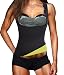 Eleady Womens No Zipper Hot Sweat Slimming Neoprene Shirt Vest Body Shapers (M Fits 30.3-32.6 Waistline, Black)