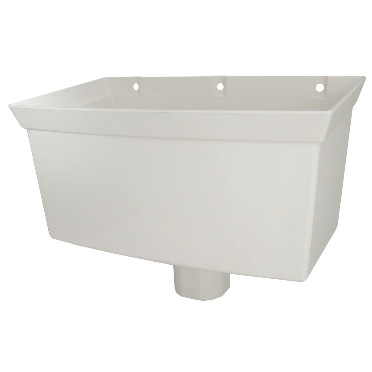 Hopper Blanc 68 mm Square Line pour gouttière de descente