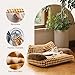 MEWOOFUN groß Katzenbett kleines Hundesofa Flauschig und waschbar Katzensofa Hundebett für Katzen, weich Katzenbett katzencouch mit Rutschfester Unterseite, Braun 66x48cm