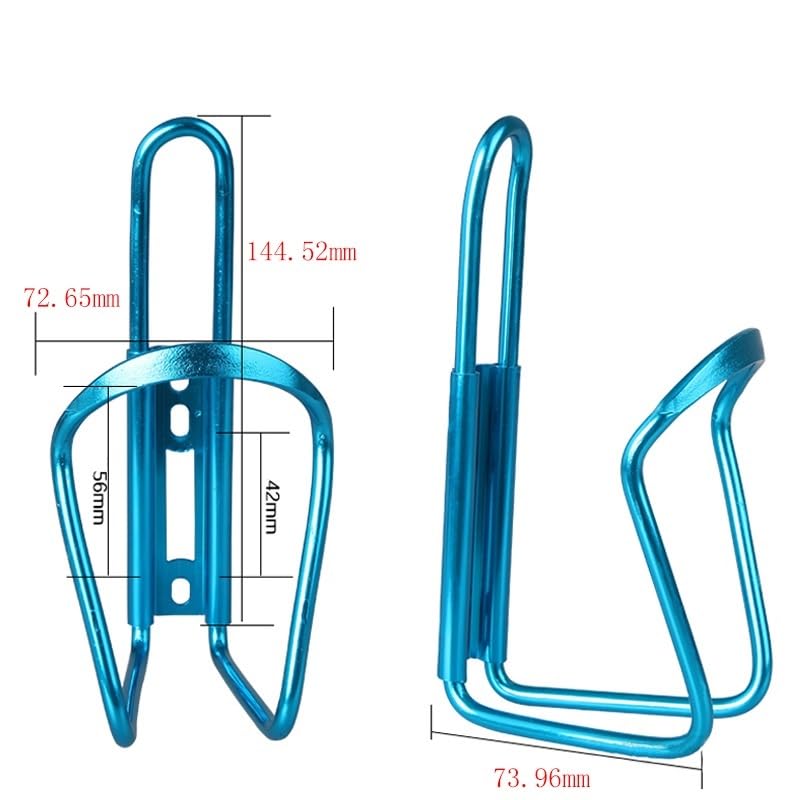Porte-bidon de vélo bleu en alliage d'aluminium léger pour VTT et route - 5