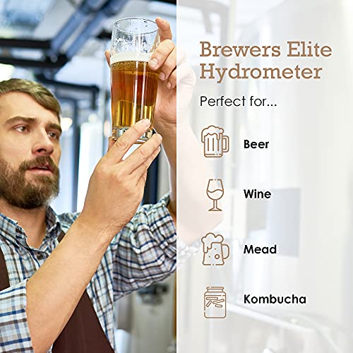Brewer'S Elite FBA_781176315470 Hydrometer & Plastic Test Jar thumb #4