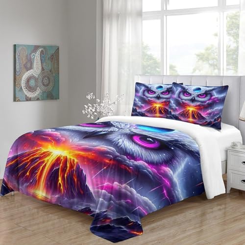 Ensemble de lit volcan en microfibre douce avec fermeture éclair - 3