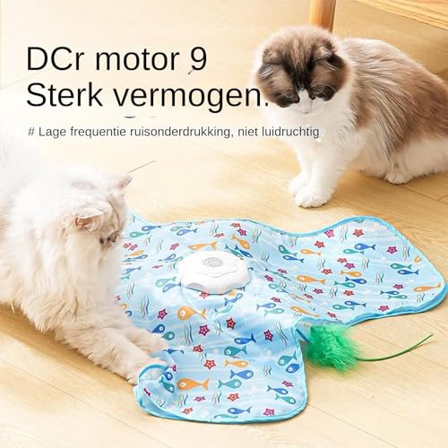 Jeu de cache-cache rechargeable pour briser la solitude des chats seuls
