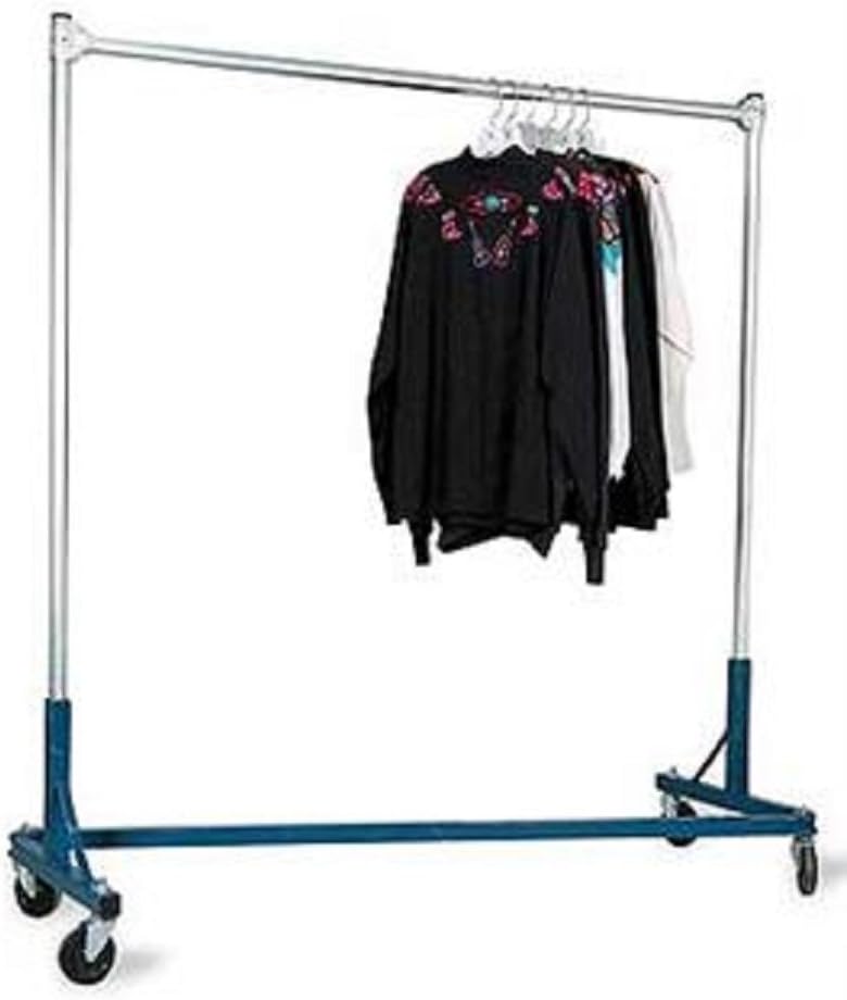 Super Heavy Duty Single Rail Salesman Z-Truck Rack 63"W X 24"D X 66"H