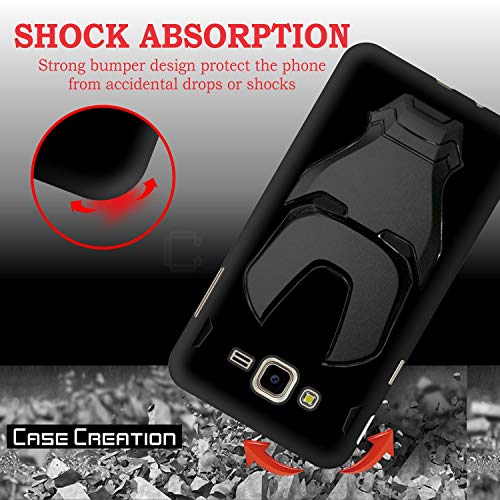Image of COVERLY Official 3D Touch Feel Trending Real Hero Avenger Logo Mask Soft Rugged Grip Iron Man Super Power Cartoon Movie Silicone Matte Strong Back Cover for Samsung Galaxy J2 2018 -Black