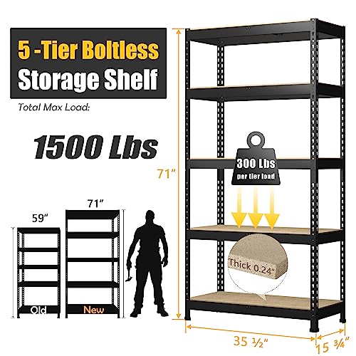 Save $20 on PrimeZone Heavy Duty 5-Tier Adjustable Storage Shelves - Image 3