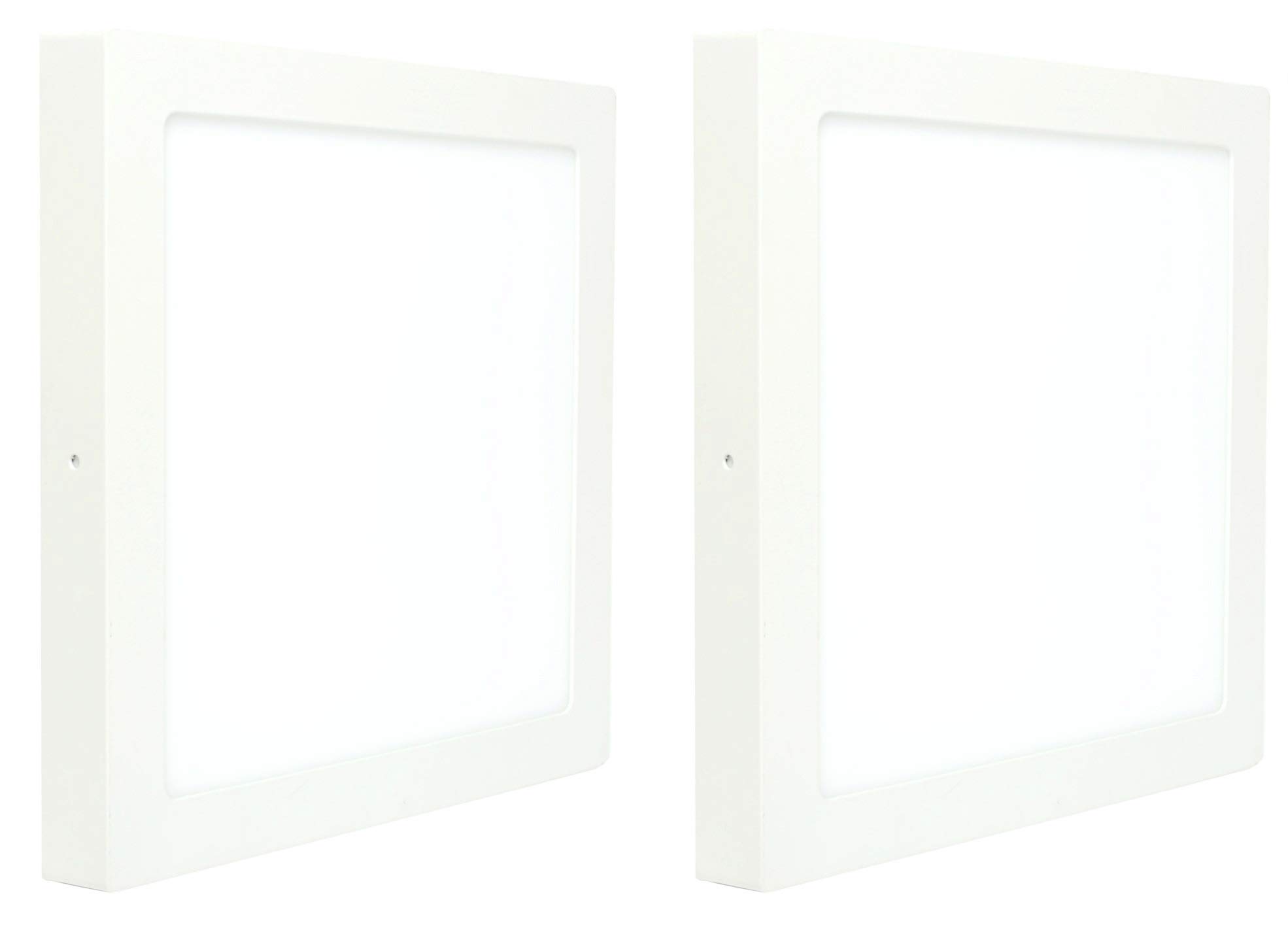 Future Energy FOS 12W Surface Mount LED Panel Ceiling Light, 1200 LUMENS - Square, Neutral White 4000k (Pack of 2)-image-25
