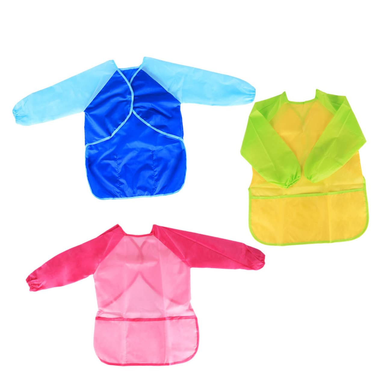 Abaodam 9piezas Delantal Infantil De Manga De y Para y Manualidades y Reutilizable