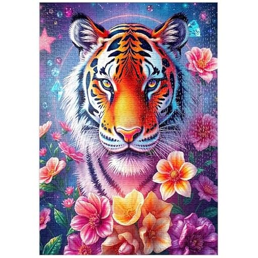 MyPuzzle Tigre Cósmico Viviente con Flores Y Piedras Preciosas - Premium 1000 Piezas Puzzles - Colección Especial MyPuzzle de Puzzle Galaxy | Ya disponible en tu tienda friki favorita! En mundofriki.es! MyPuzzle Tigre Cósmico Viviente con Flores Y Piedras Preciosas - Premium 1000 Piezas Puzzles - Colección Especial MyPuzzle de Puzzle Galaxy | Ya disponible en tu tienda friki favorita! En mundofriki.es!