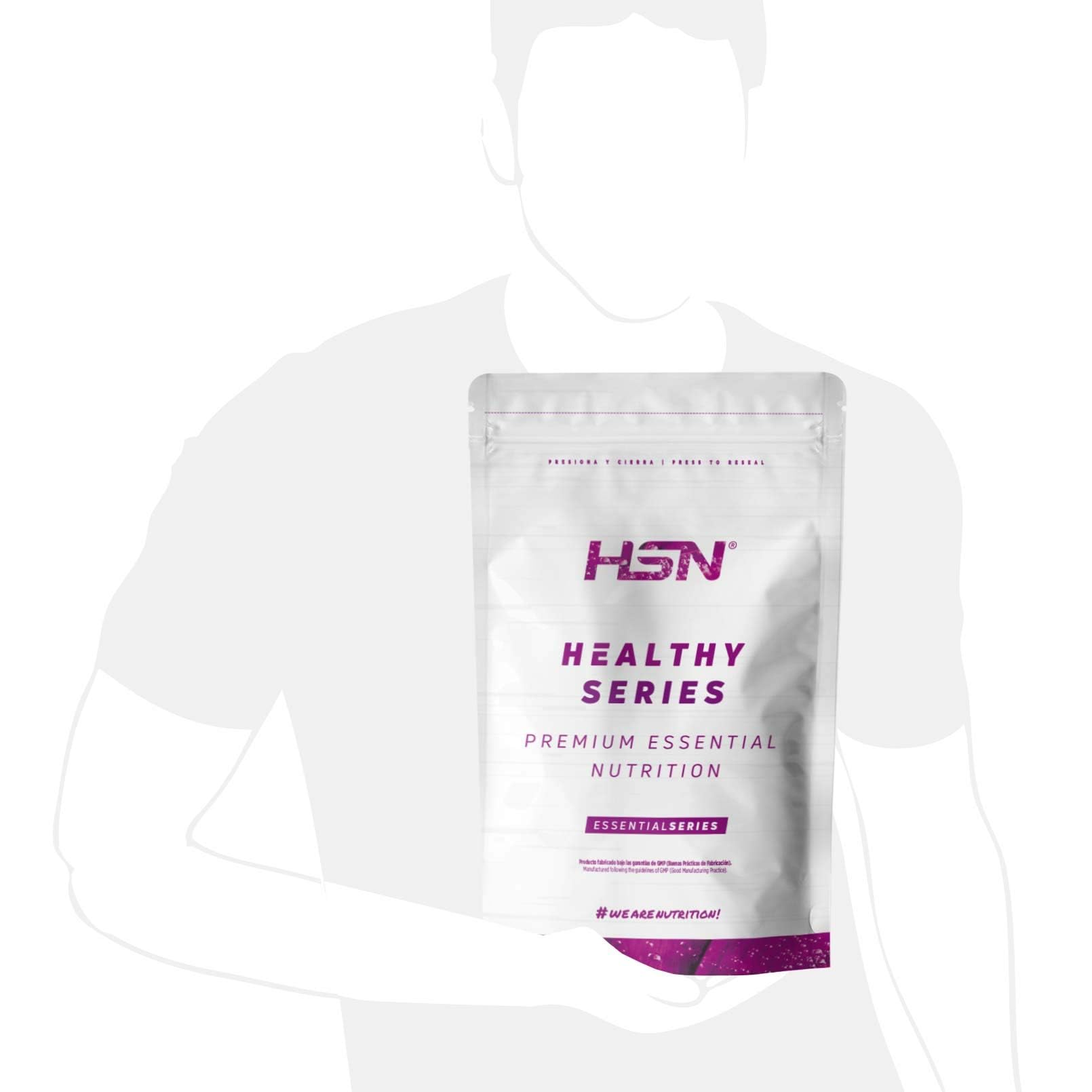 HSN Golden Protein Vegana | Sabor Leche Dorada (Golden Milk) 2KG | Proteína de Guisante + Cúrcuma + Canela + Jengibre + Pimienta Negra | Endulzada con Stevia y Eritritol | No-GMO, Sin Gluten
