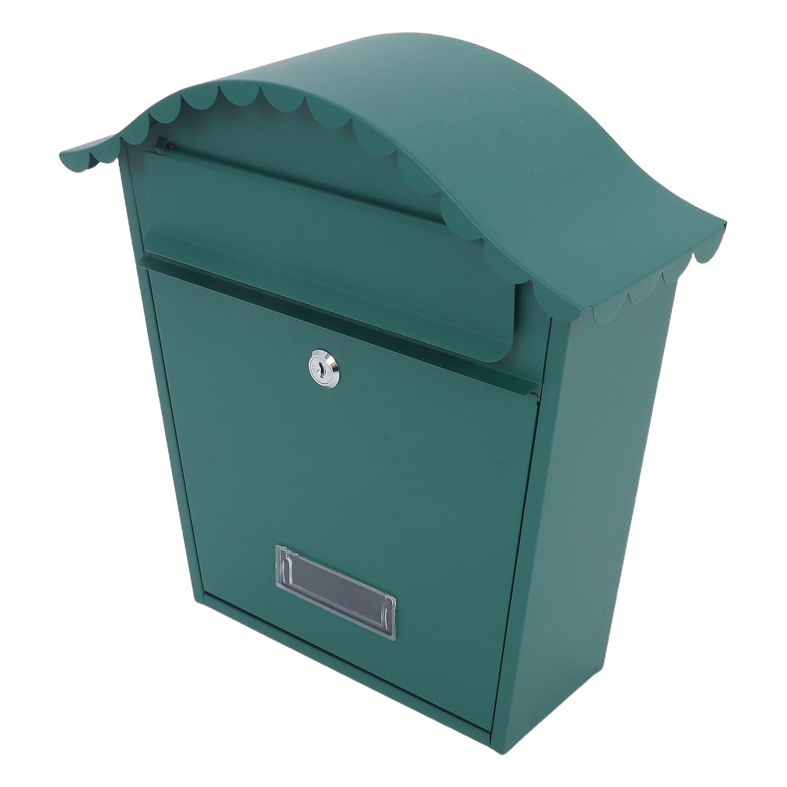 Boîte aux lettres anti pluie et vol en fer grande taille 37x36 cm pour façade extérieure