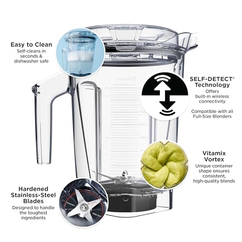 Vitamix Ascent Series Container, 64oz. Low-Profile with SELF-DETECT by Vitamix - Image 3