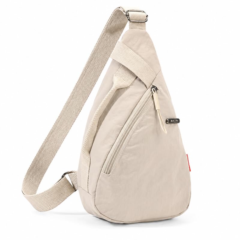 Nylon Crossbody Chest Sling Bag for Men and Women with Adjustable Shoulder Strap, Lightweight Travel Backpack with Zipper Compartments for Office, Work, Outdoor Trips and Daily Carry-image-45