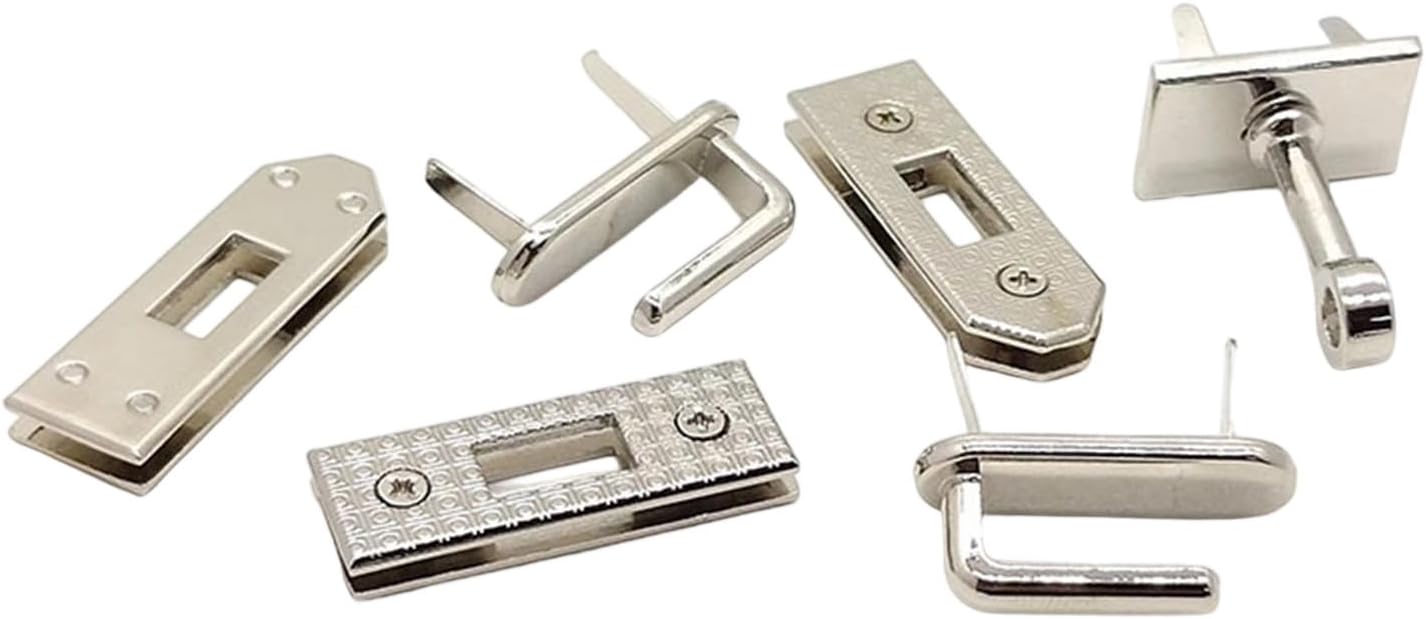 6 Piece Set Wear Purse Tool with Elegant Design for Bags and Fashion Accessories Metal Handbag Locks