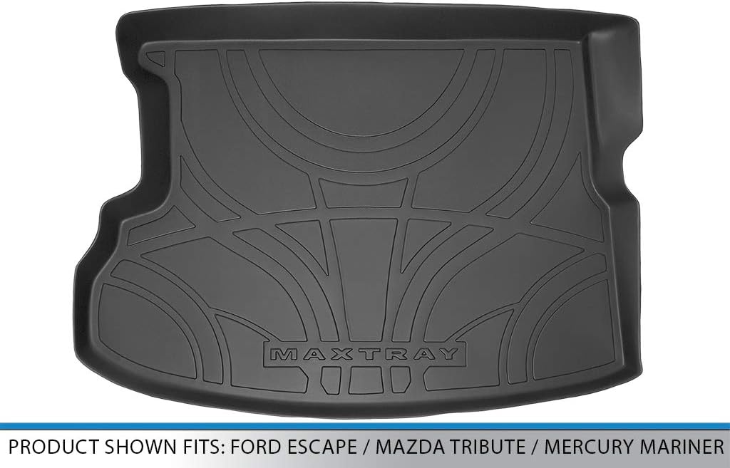 MAX LINER D0010 All Weather Cargo Liner Floor Mat Black for 2001-2012 Ford Escape/Mazda Tribute/Mercury Mariner