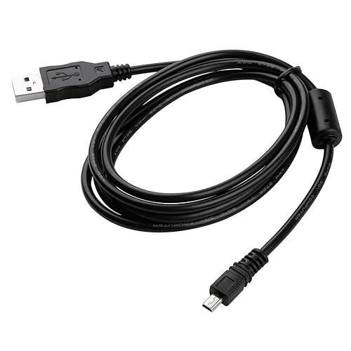 PDEEY Cable USB UC-E6, cargador de repuesto para Nikon Coolpix L830 S3300, cámara Fujifilm, (Mini 8P, 3.3 pies)