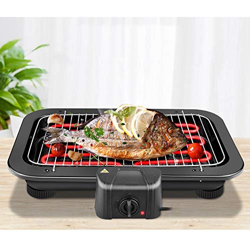 MMD Electric Grill BBQ Griddle Non-Stick Household Portable