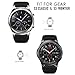 MoKo Band Compatible with Samsung Galaxy Watch 3 45mm/Gear S3 Frontier/Classic/Galaxy Watch 46mm/Huawei Watch GT 46mm/Watch GT 2e 46mm/Ticwatch S2/E2, Silicone Sport Strap Fit 22mm Band, Black