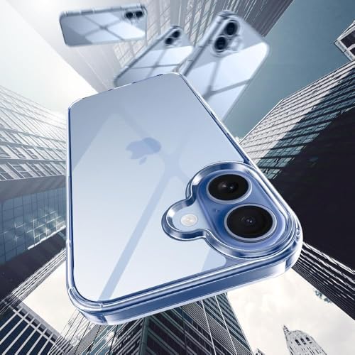 Image of COVERBLACK Soft Rubber Silicon Clear Case Back Cover Compatible for i Phone 17 - Transparent
