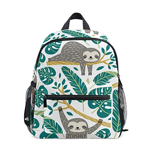 Mochila Escolar para niños con Correa en el Pecho  Coloridos Unicornios