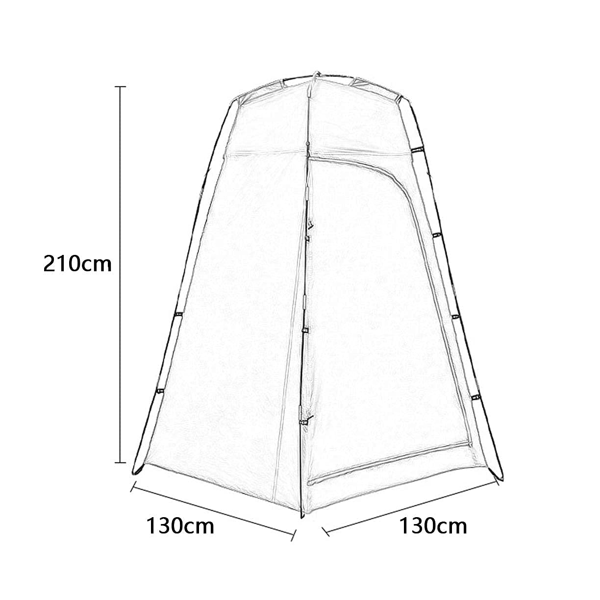 Doccia Privacy Tenda per Toilette Spogliatoio Tenda per Privacy - Tenda per Doccia Esterna Portatile istantanea, WC da Campo, Riparo dalla Pioggia per Campeggio e Spiaggia