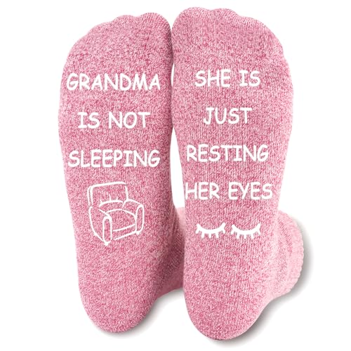 ONEHAUS Cool Funny Socks for Women, Grandma Gifts Ideals Great,Unique Mother Gifts Socks, Best Mother's Day Gifts from Grandson Granddaughter