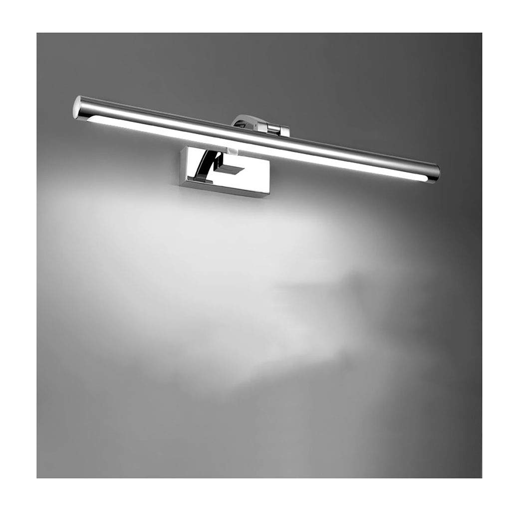 Badspiegellampen Led Spiegelfrontleuchte Badezimmerspiegelleuchte Feuchtigkeitsgeschützte Spiegelschrankleuchte Schminktisch Spiegelleuchte Silberne Wandbeleuchtung/82Cm/16W