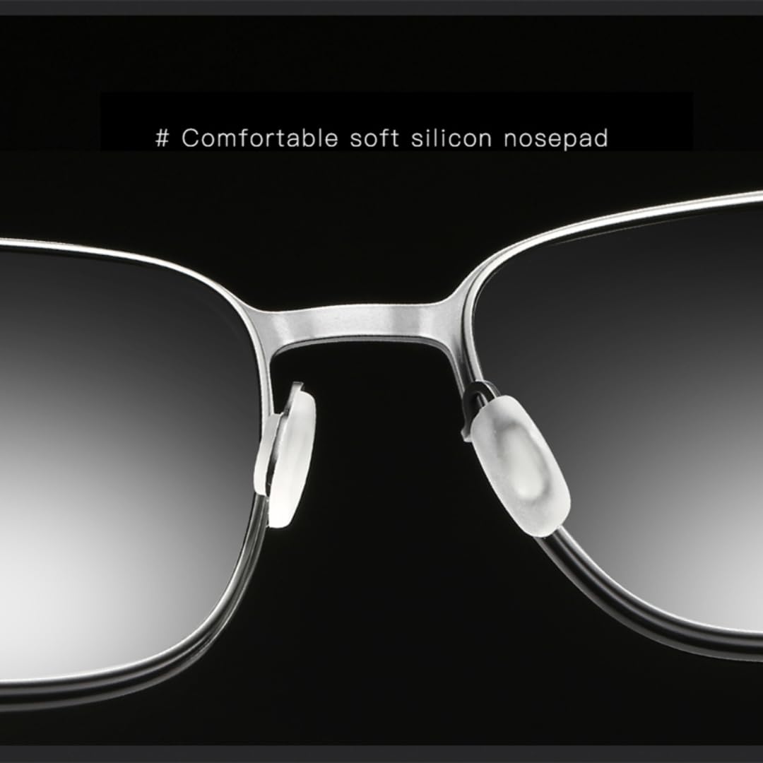 Metall-Sonnenbrille mit polarisierenden Gläsern, UV-Schutz 400, für Damen und Herren, geeignet für Nachtfahrten, Strand und Fahrrad.