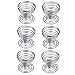 6Pcs uovo Portauovo metallo vassoio Wire Coppa rack di stoccaggio Porta uova in acciaio inox bollito molle portauova supporto del basamento